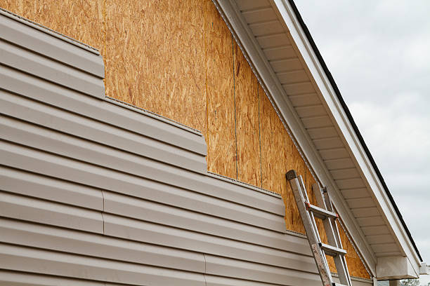 Professional Siding technician working in Forest, OH